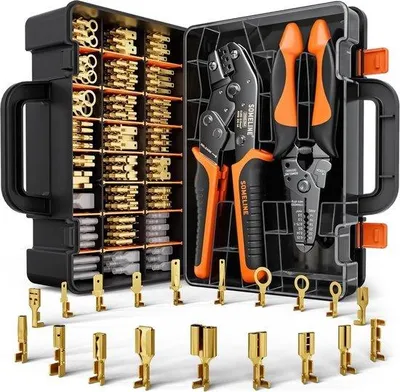 Obrázok produktu pre Sada káblových svoriek s 20 platničkami pre káble s prierezom 0,25–2,5 mm², káblové svorky