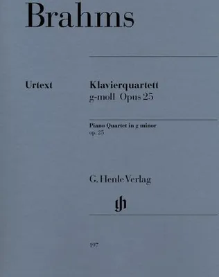 Image de Brahms, Johannes - Klavierquartett g-moll op. 25