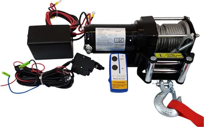 Produktbild von Berger u. Schröter Profi-Seilwinde 12 V, 2700 kg mit Stahlseil