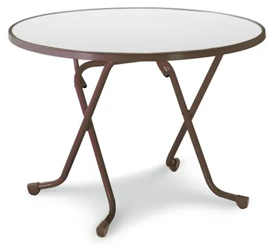 Produktbild von Klapptisch Dublin Stahl Braun 100 x 100 x 73 cm