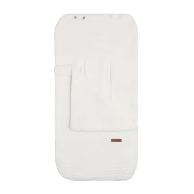 Produktbild von Baby's Only Fußsack Autositz 0+ Sense - Weiß - 86x38 cm