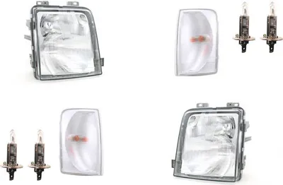 Produktbild von Scheinwerfer passend für VW LT 2D 05/96-07/06 + H1 H1 Set Links Rechts + Blinker 2D1941015 2D1941016 2D0953041A 2D0953042A Johns