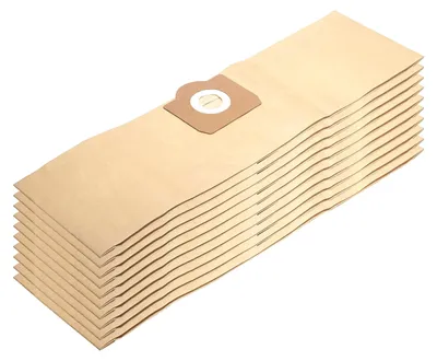 Produktbild von Omgoods - Staubsaugerbeutel, 10 Stück - Papierfilterbeutel - Hohe Filterleistung - Geeignet für Kärcher MV1 / WD3200 / WD3300 / SE4001 - Umweltfreundlich - Hygienisch - Staubsaugerbeutel