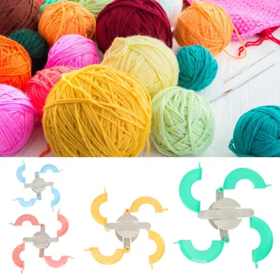 Produktbild von Pompom Maker,Pompom Making Tool,Fluff Ball Weaver,Needle Craft Knitting,Kinitting Zubehör
