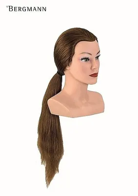 Produktbild von Bergmann Übungskopf Lady long 60cm Echthaar