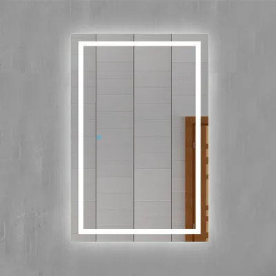 Produktbild von LED Badspiegel Badezimmerspiegel 110x70 mit Beleuchtung Lichtspiegel Wandspiegel mit Touch-schalter beschlagfrei IP44 energiesparend Kaltweiß