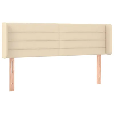 Produktbild von vidaXL Kopfteil mit Ohren Creme 147x16x78/88 cm Stoff