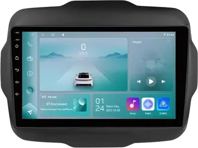 Immagine prodotto di Autoradio con Bluetooth e CarPlay per Jeep Renegade (2016-2020) - Compatibile con Apple e Android - Impianto stereo - Sistema di navigazione - 1 GB di RAM, 32 GB di memoria