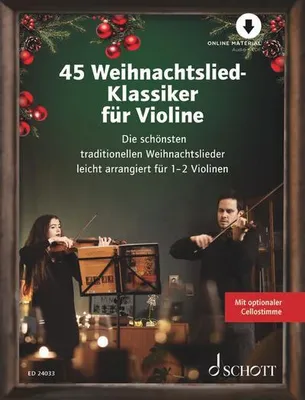 Immagine prodotto di 45 Weihnachtslied-Klassiker für Violine