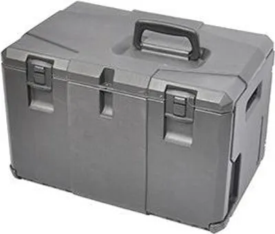 Produktbild von Universelle Kunststoff-Transportkoffer für Kettensägen. Mit Fächern zur Aufbewahrung von Schleifzubehör und...