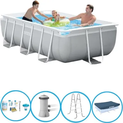 Produktbild von Intex Pool Prism Frame - Schwimmbad-Paket - 300x175x81 cm