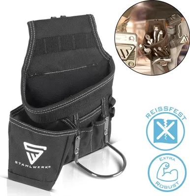 Produktbild von STAHLWERK Werkzeuggürtel Werkzeug Gürteltasche Handwerkergürtel