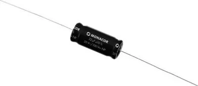 Image de MONACOR LSC-220NP Condensateurs électrolytiques bipolaires 1,5-220 µF