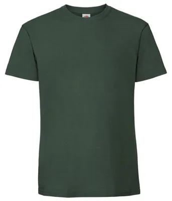 Image de Fruit of the Loom - T-shirt « Iconic 195 » pour hommes/femmes Unie LT6282 (XXL) (vert bouteille)