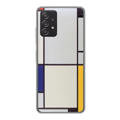 Produktbild von MuchoWow® Handyhülle Schutzhülle Hülle für Samsung galaxy a73 Tableau I - Piet Mondrian Silikon Softcase Handy Hülle - Handyhülle