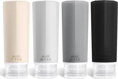 Produktbild von Silikonreisflessen 100 ml lekvrij navulbaar