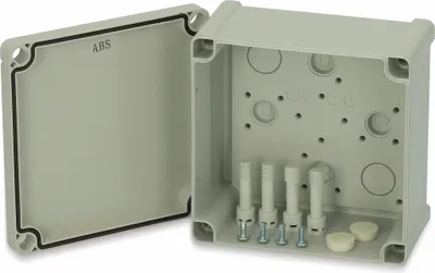 Produktbild von FIBOX Gehäuse, Tempo TA 131308, 130x130x75, ABS Gehäuse, grauer Deckel