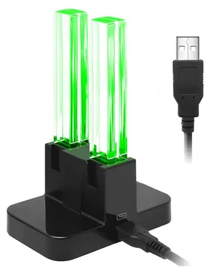 Produktbild von Verk 06406 Ladestation für 4 Joy-Con-Controller der Nintendo Switch mit LED-Hintergrundbeleuchtung, USB-C