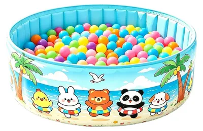 Produktbild von Aufblasbares Kinderbecken mit Ablassschlauch