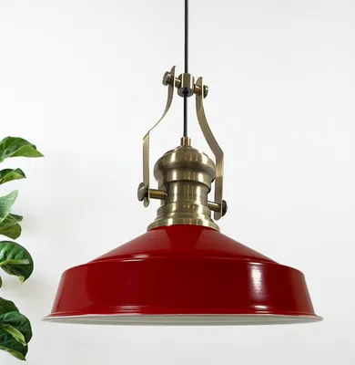 Produktbild von Pendelleuchte | Neo-Asletl | Hängelampe Rot Vintage Lampe