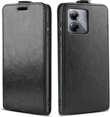 Produktbild von Handy Hülle für Motorola Moto G14 Magnet Cover Case Klapphülle Schutzhülle Farbe: Schwarz