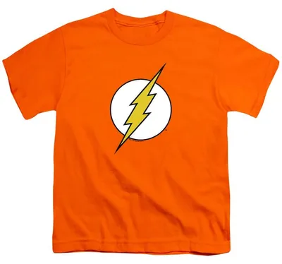 Immagine prodotto di DC Comics - T-shirt per bambini, cotone filato ad anello, modello TV35986 (128) (arancione)