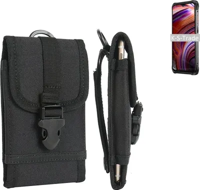 Produktbild von K-S-Trade Holster Handy Hülle kompatibel mit Ulefone Power Armor 14 Holster Handytasche Gürtel Tasche Schutz Hülle Robust Outdoor schwarz