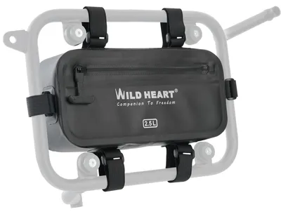Motorrad Seitentasche, wasserdicht, 2,5 L, schwarz