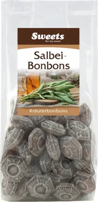 Obrázek produktu pro Odenwald šalvějové bonbony slané aromatické bylinné bonbony 150g