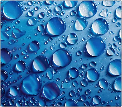 Produktbild von Spritzschutz Herdabdeckplatte Schneidebrett aus Glas Wassertropfen 1-Teilig (60x52cm)