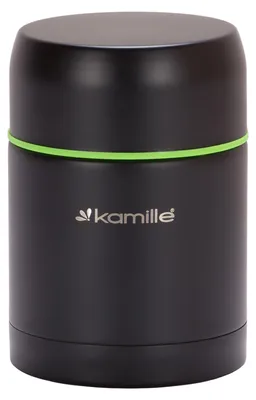 Produktbild von 500ml Lebensmittel Thermoskanne Thermo Speisebehälter Integrierte Schüssel, Doppelwandisolierung