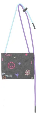 Produktbild von Fritzi aus Preußen Umhängetasche Fritzi Me Cross Limited Embro Fun Canvas Anthra dunkelbraun