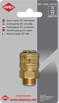 Produktbild von Airpress Snelkoppeling Euro 3/8"