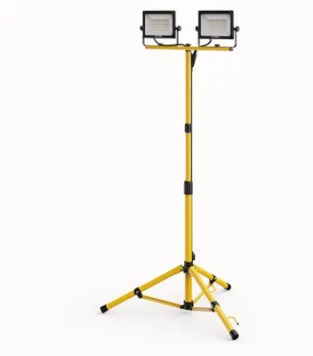 Produktbild von hoftronic LED Arbeitsleuchten 2x50W 6500K 5000lm IP65 mit Stativ