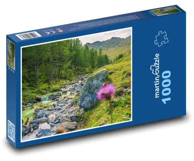 Zdjęcie produktu dla Puzzle 1000 Hintertux, Zillertal - Alpy - martinpuzzle