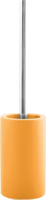 Produktbild von Spirella "Tube" WC Bürste Toilettenbürste Klobürste WC Garnitur aus Porzellan matt Gelb