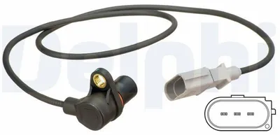 Produktbild von DELPHI SS11306 Kurbelwellensensor Impulsgeber