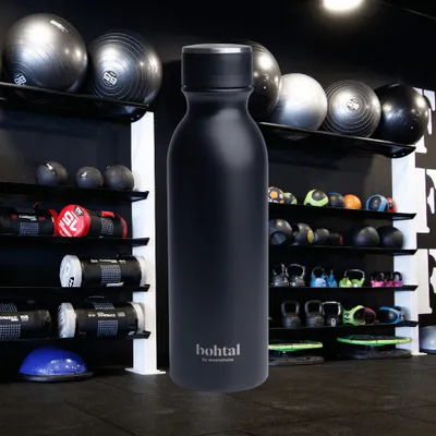 Produktbild von Smartshake Bohtal Insulated Flask - Black (600ml) Black - Fitness-Zubehör - Streuer & Mixer