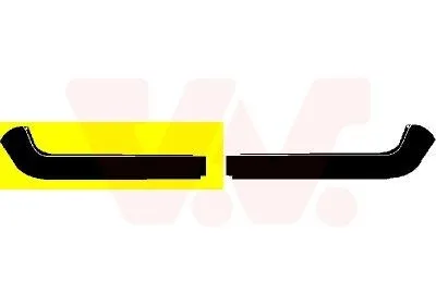 Image de VAN WEZEL Déflecteur gauche pour VW Jetta II Golf