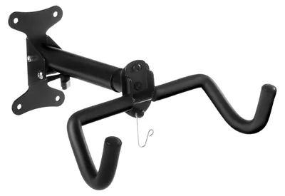 Immagine prodotto di Support a parete per bicicletta - Gancio regolabile per bicicletta - Modello MC-484 - Acciaio - Carico massimo 30 kg - Lunghezza 37–47 cm - Nero