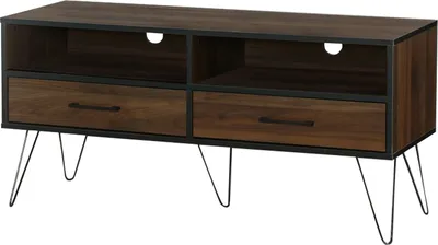 Produktbild von TV-Bank >Sissel< in Braun, MDF/Folie/Metall - 120x57x40cm (BxHxT)