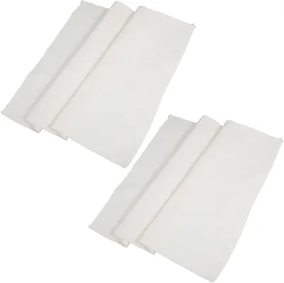 Productafbeelding van Broodfermentatiedoek - Rijstdoek - Brood bakken - Antikleef katoen - 2 stuks 75x44 cm - Beige