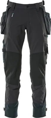 Produktbild von Mascot Hose mit Hängetaschen 17031-311-010 Gr. 82C66 schwarzblau