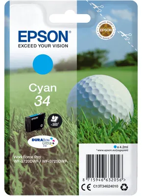 Obrázok produktu pre C13T34624010 EPSON WF Tinte cyan ST 300