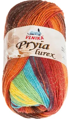Produktbild von Garn PRYIA Polyester - 100g / 245 m - Rot,Gelb,Blau,Grün