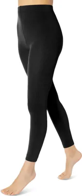 Produktbild von Damen THERMO Leggings mit Innenfleece extra warm Innenfutter Fleece Leggings - Schwarz 52-54