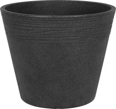 Produktbild von Pflanzkübel geli Napoli Kunststoff Ø 58 cm H 48,5 cm anthrazit