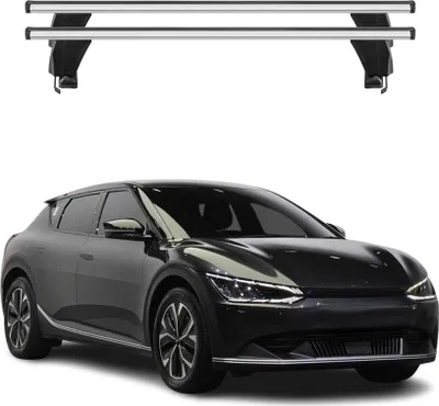 Image de Menabo Barres De Toit Transversales pour Kia EV6 2021-2025 Gris Alu
