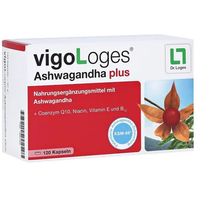 Obrázok produktu pre Vigologes Ashwagandha plus Capsules 120 kapsúl