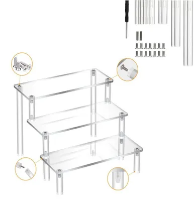 Obrázek produktu pro 3-stupňový akrylový stojan na produkty